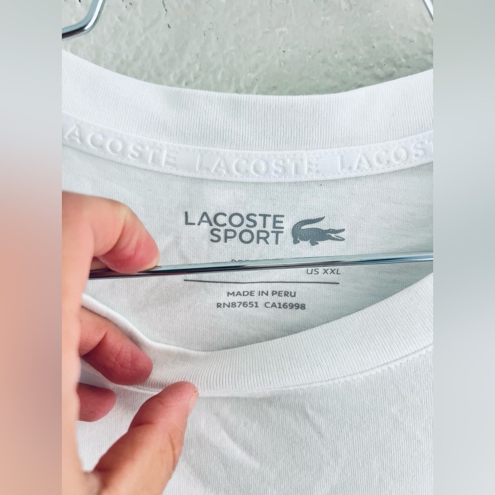 Lacoste sport Men's Regular-Fit Croc Graphic T-Shirt size XXL NNT - Picture 6 of 13